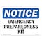 Signmission OSHA Notice, 5" Height, Emergency Preparedness Kit Sign, 7" X 5", Landscape OS-NS-D-57-L-11883 - alternate 1